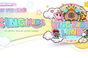 Hãy đến trải nghiệm tai khu vui chơi King Kids và thưởng thức những món ăn vặt ngon của Top Deli hay bắp mỹ rang bơ Chicago Popcorn