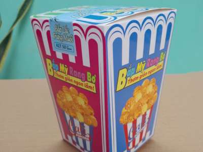 Bắp Mỹ Rang Bơ Cali Popcorn (Lắc Trứng Muối) - Hộp 50g