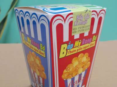 Bắp Mỹ Rang Bơ Cali Popcorn (Lắc Xí Muội) - Hộp 50g