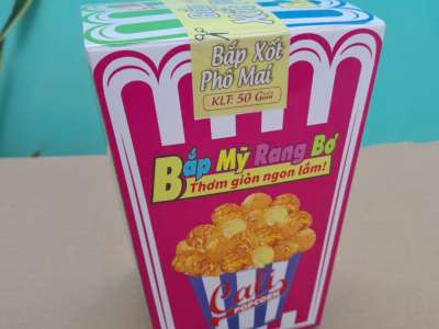 Bắp Mỹ Rang Bơ Cali Popcorn (Xốt Phô Mai) - Hộp 50g