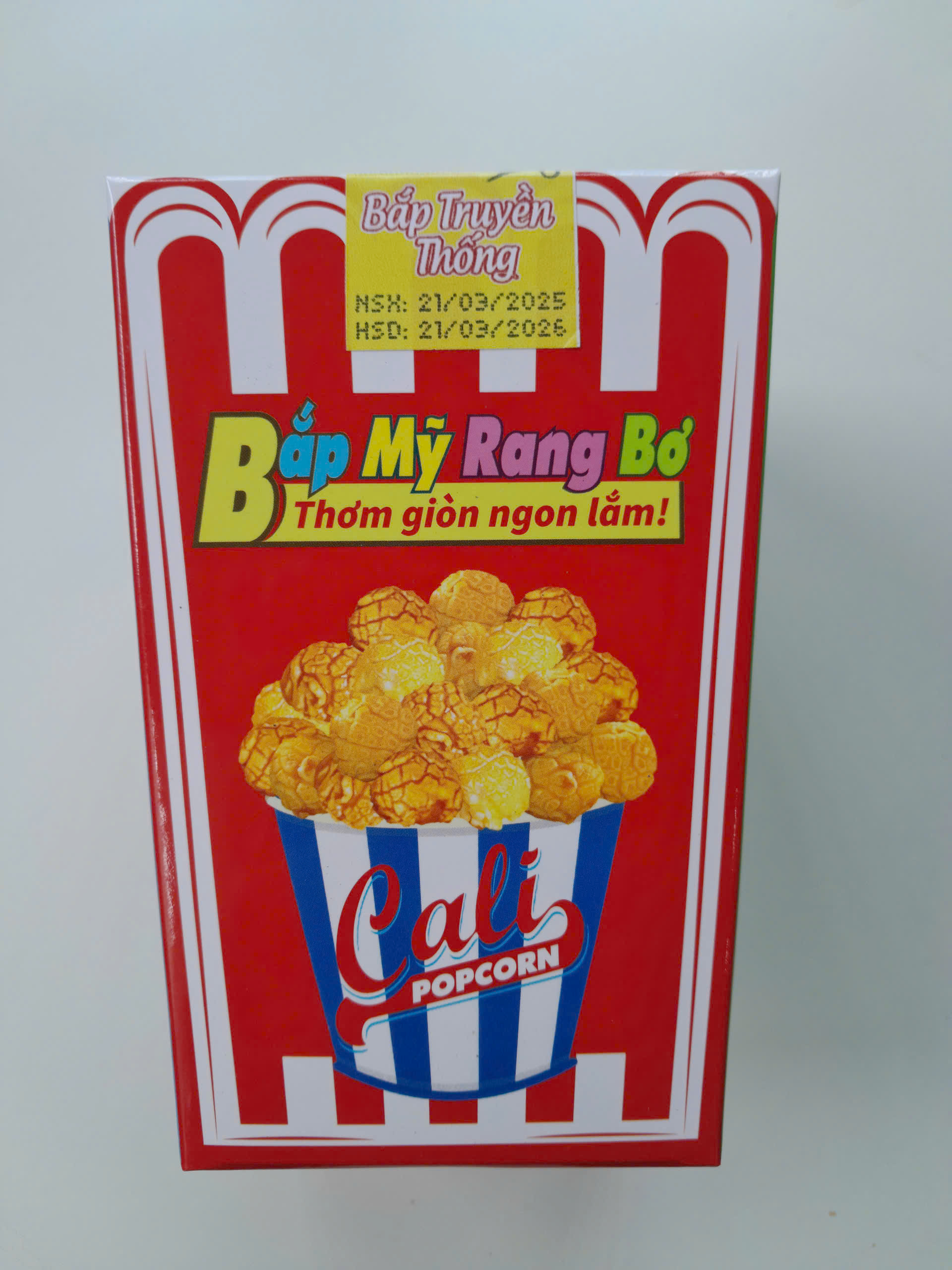bap rang bo cali popcorn truyen thong